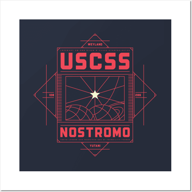 USCSS Nostromo Wall Art by BadBox